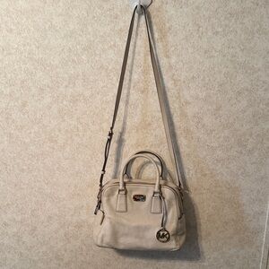 Michael Kors Beige Satchel Bag